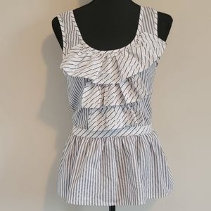 Ruffle Peplum Blouse